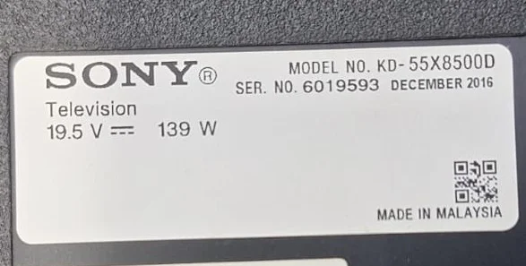 Sony KD-55X8500D Firmware Free Download Sony KD-55X8500D Firmware Free Download