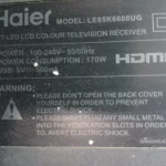 Haier LE65K6600UG Software Free Download